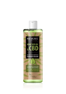 Hydratační a posilující šampon na vlasy s konopným olejem Revers 400ml!!