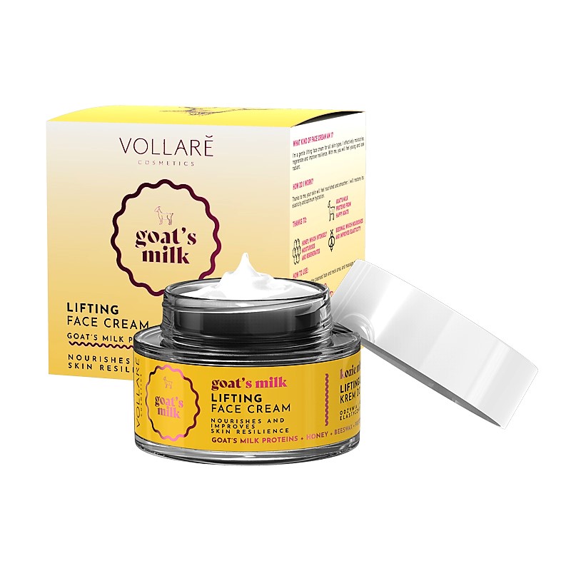 Krém liftingový s kozím mlékem, medem a včelím voskem 50ml