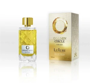 Luxure GOLDEN CIRKLE-Inspirováno vůní PACO RABANNE MILLION GOLD, dámská parfémová voda 100ml
